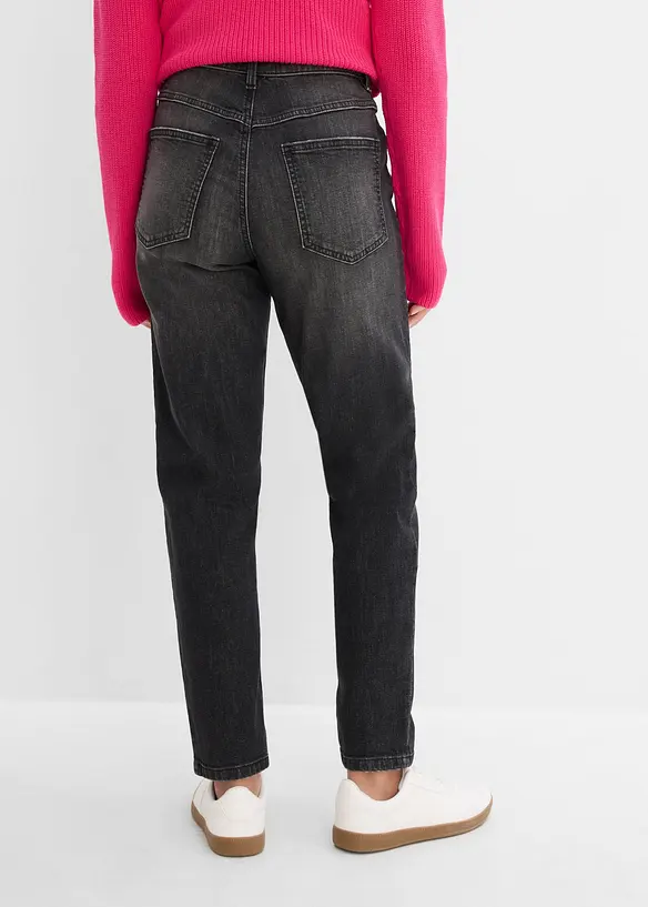 Mom Jeans High Waist, cropped, bonprix
