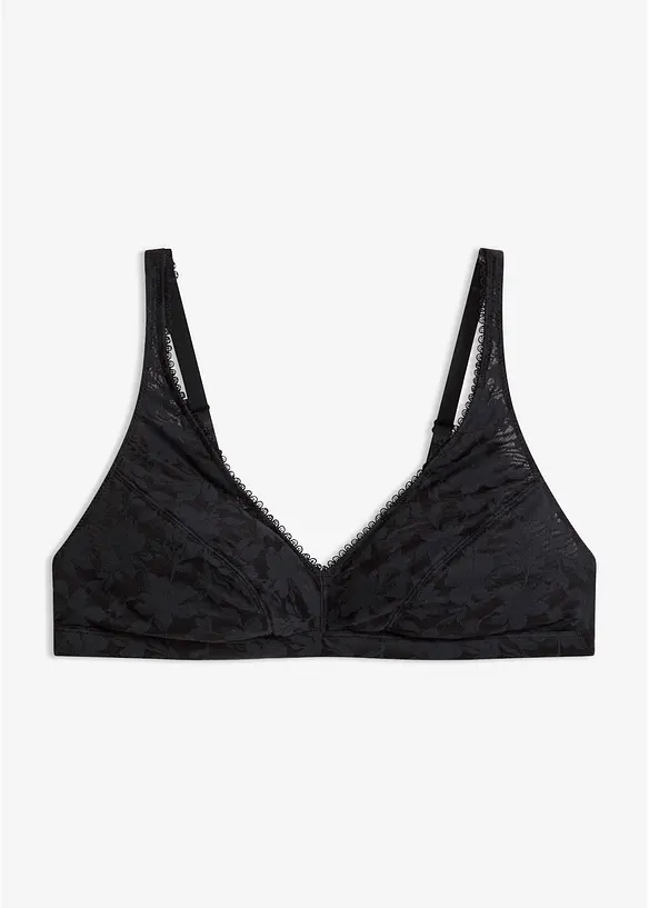 Bralette utan bygel i mjukt material, bonprix