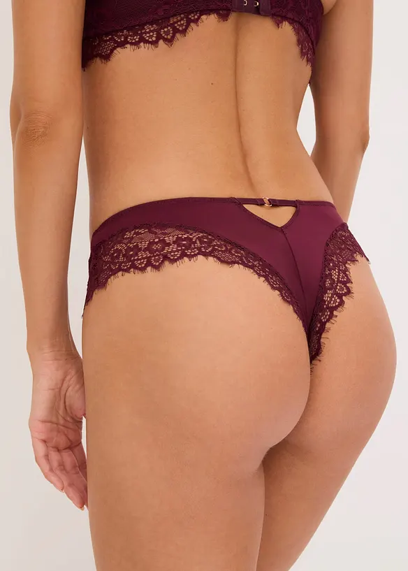 Braziliantrosa med elegant spets, bonprix