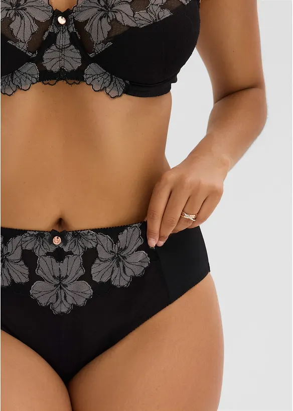 Maxitrosa med elegant broderi, bonprix