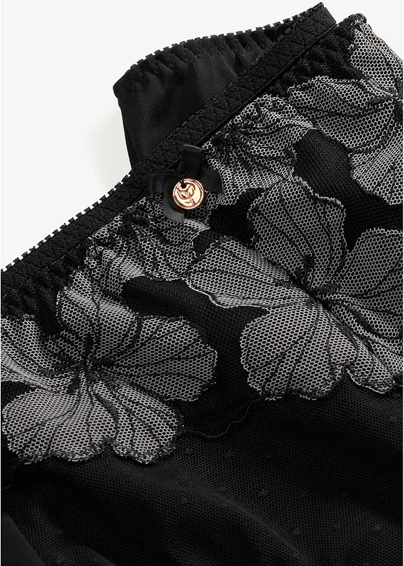Maxitrosa med elegant broderi, bonprix
