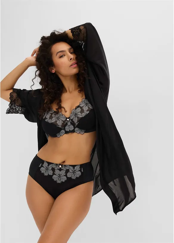 Maxitrosa med elegant broderi, bonprix