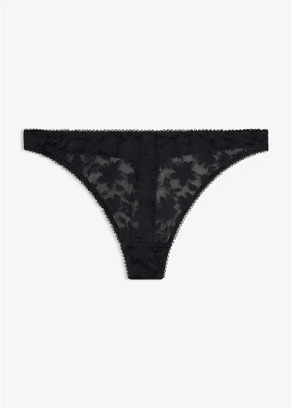 Stringtrosa i mjukt material, bonprix
