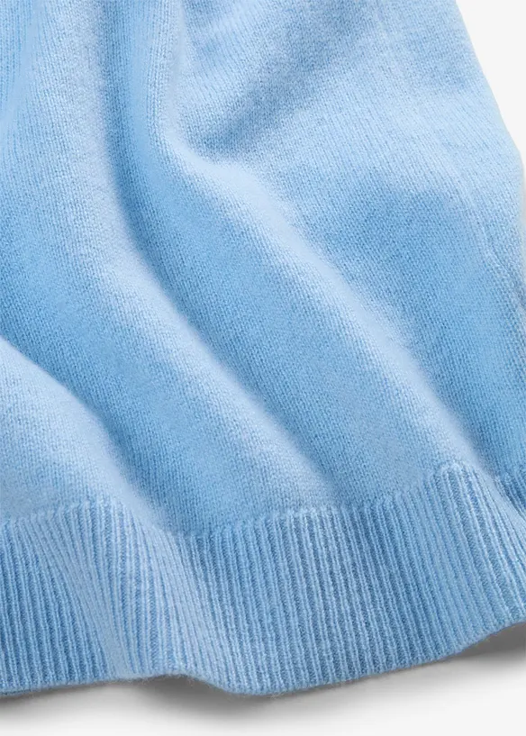 Kort&auml;rmad tr&ouml;ja i kashmir med Good Cashmere Standard&reg;, bonprix