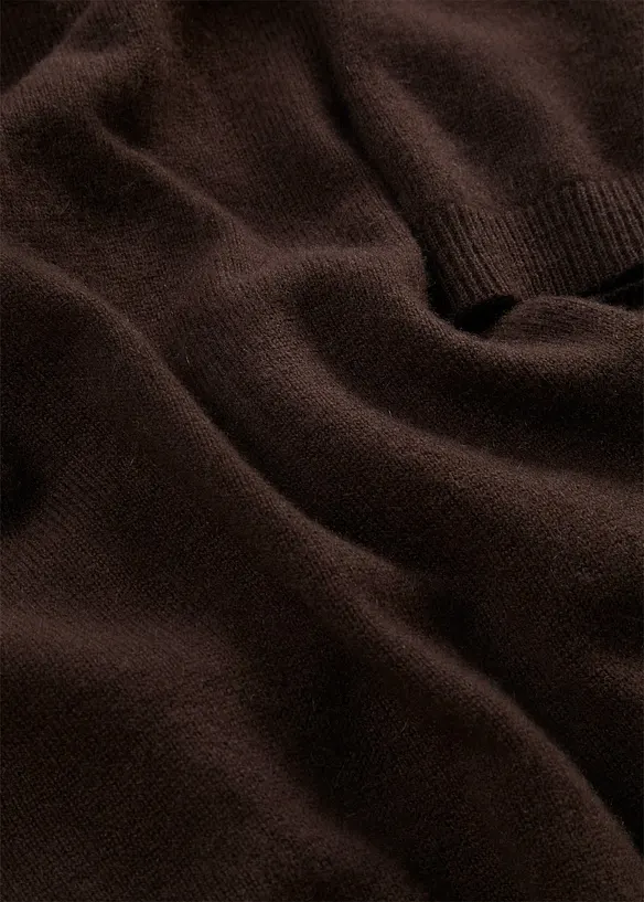 Kort&auml;rmad tr&ouml;ja i kashmir med Good Cashmere Standard&reg;, bonprix