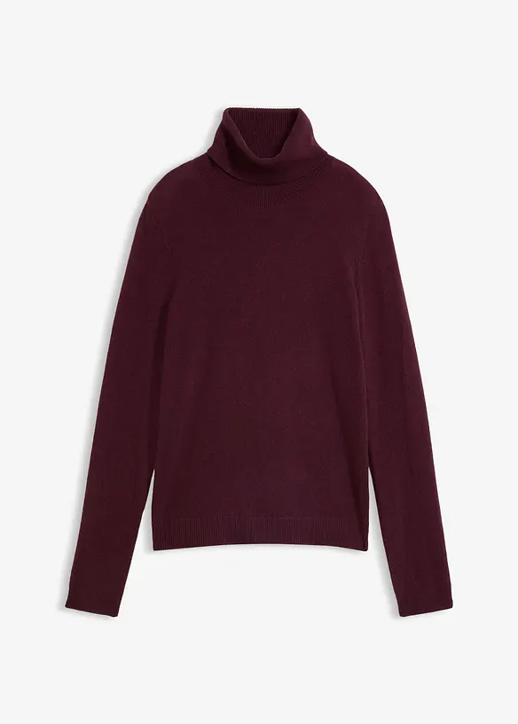 Polotr&ouml;ja i mjuk kashmirblandning med Good Cashmere Standard&reg;, bonprix
