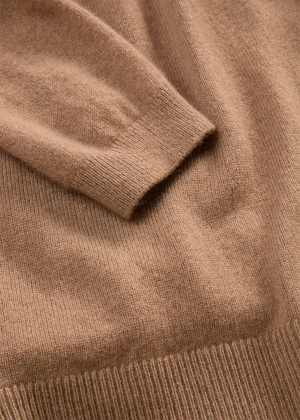 Polotr&ouml;ja i mjuk kashmirblandning med Good Cashmere Standard&reg;, bonprix
