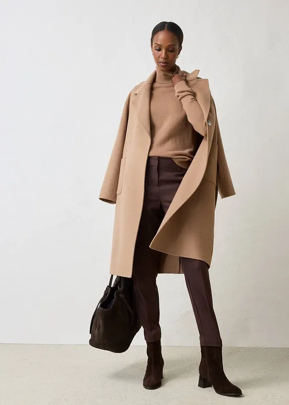 Polotr&ouml;ja i mjuk kashmirblandning med Good Cashmere Standard&reg;, bonprix