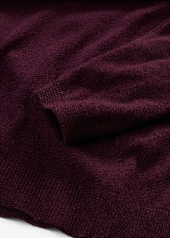 Polotr&ouml;ja i mjuk kashmirblandning med Good Cashmere Standard&reg;, bonprix