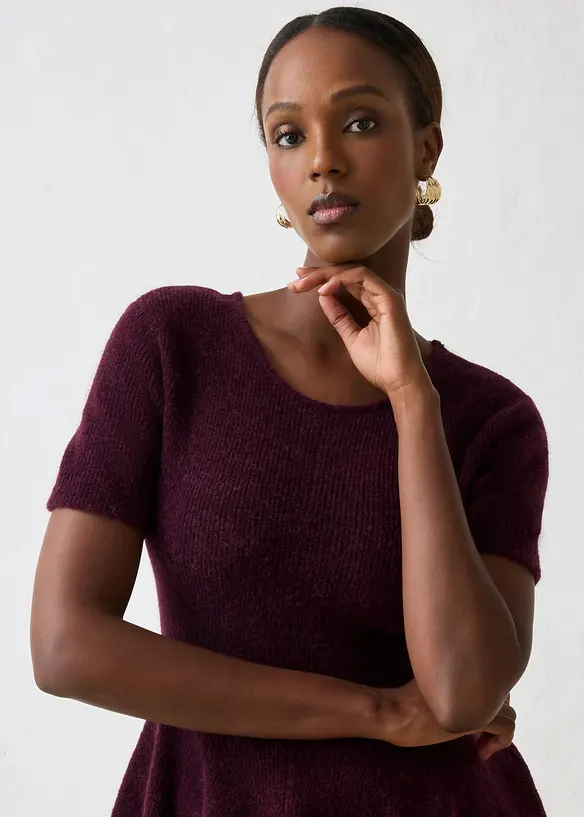 Ylletr&ouml;ja med peplum, bonprix