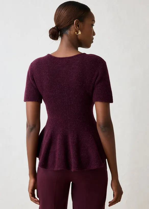 Ylletr&ouml;ja med peplum, bonprix