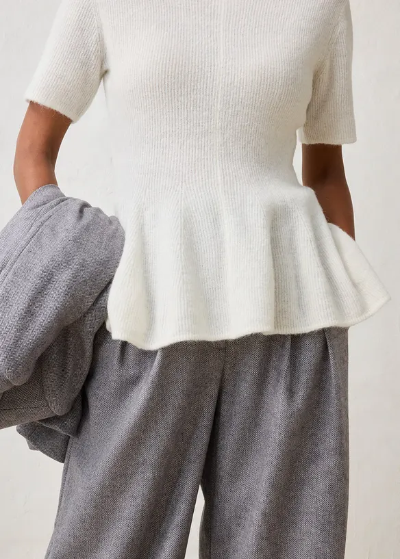 Ylletr&ouml;ja med peplum, bonprix