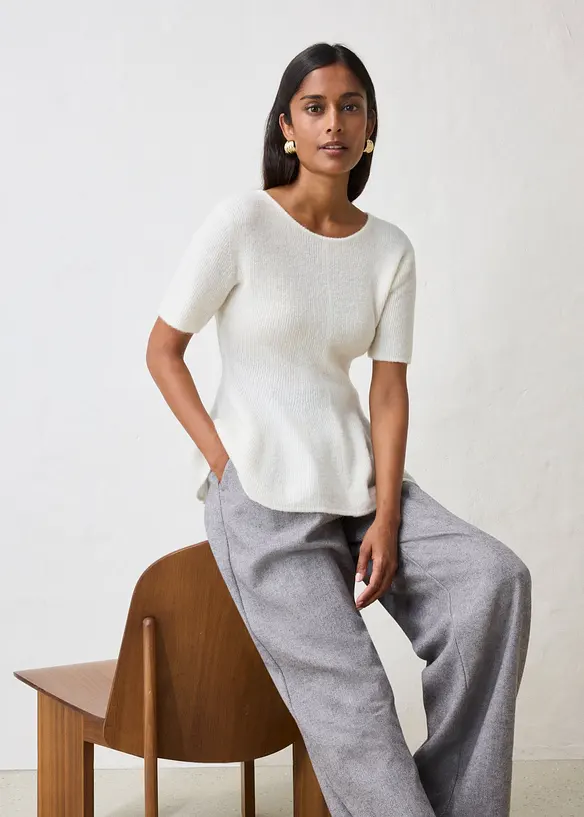 Ylletr&ouml;ja med peplum, bonprix