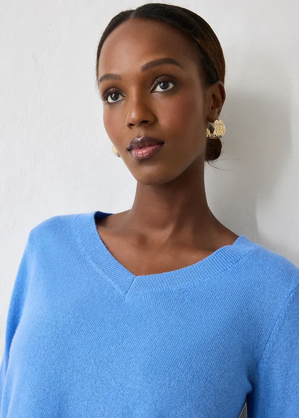 Tr&ouml;ja i mjuk kashmir med Good Cashmere Standard&reg;, bonprix