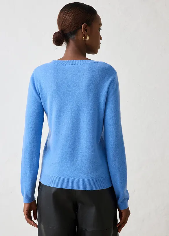 Tr&ouml;ja i mjuk kashmir med Good Cashmere Standard&reg;, bonprix