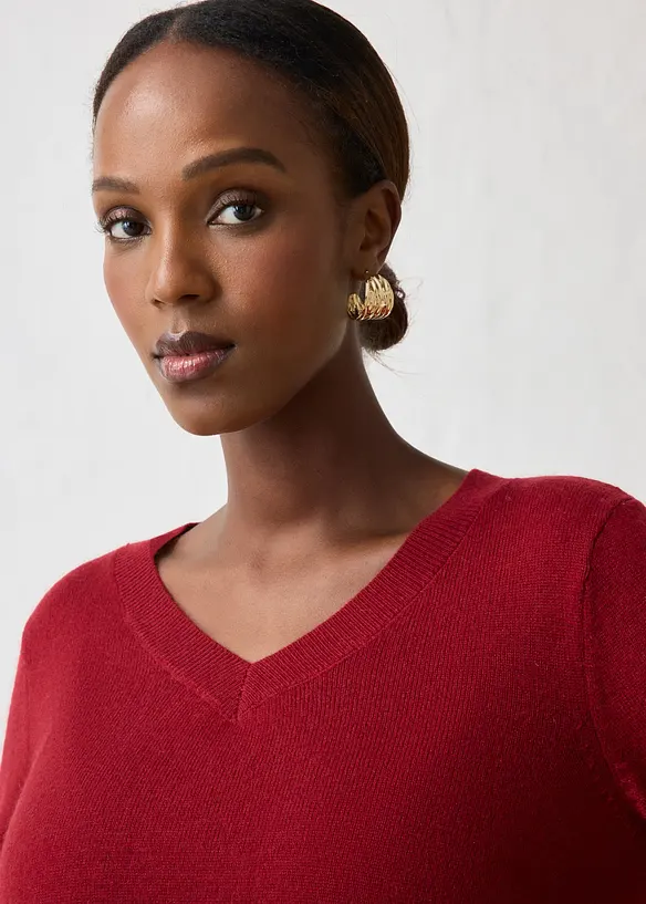 Tr&ouml;ja i mjuk kashmir med Good Cashmere Standard&reg;, bonprix