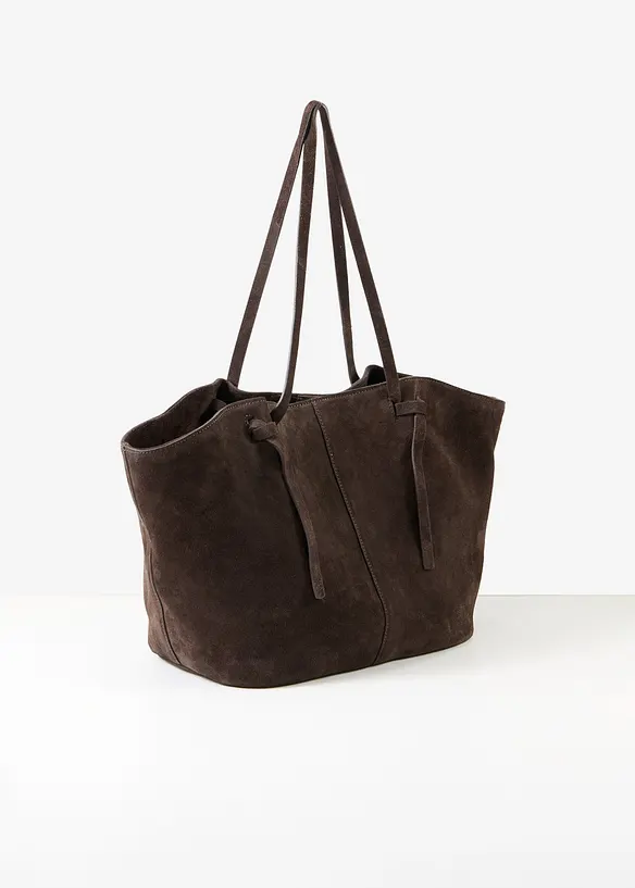 Shoppingv&auml;ska i mockaskinn, bonprix