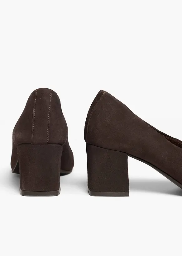 Pumps i skinn, bonprix