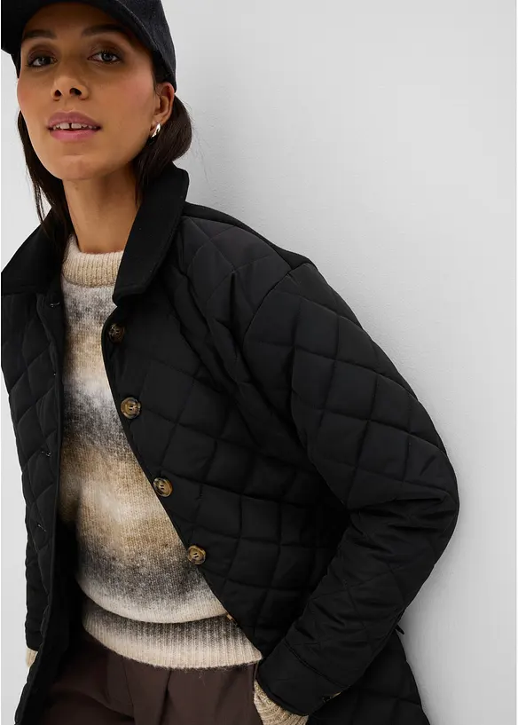 Tunn, quiltad jacka, bonprix