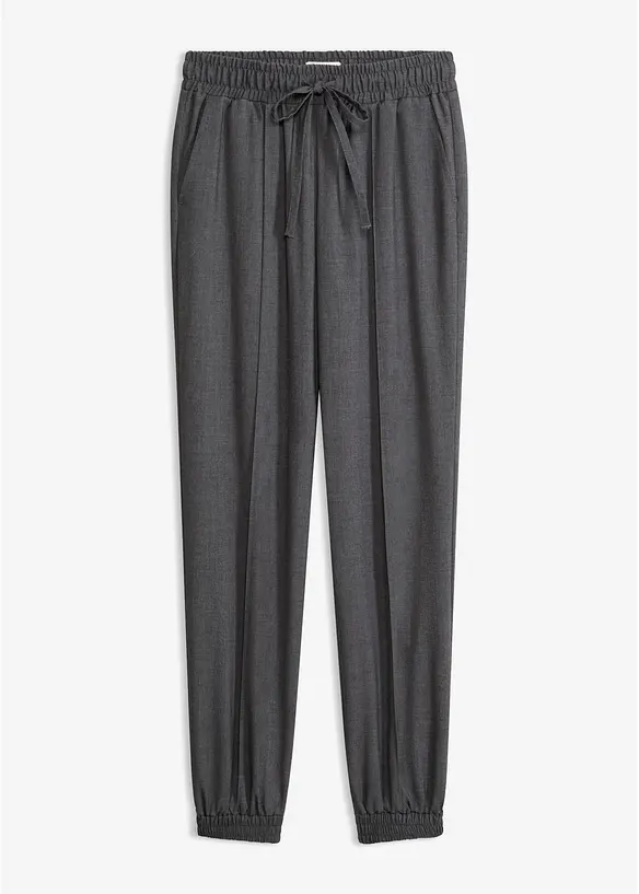 Joggpants i materialmix, bonprix