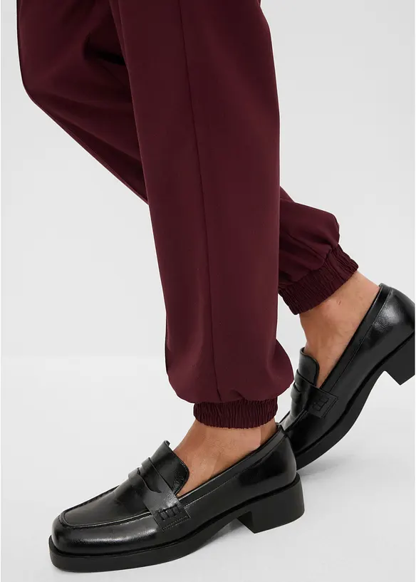 Joggpants i materialmix, bonprix