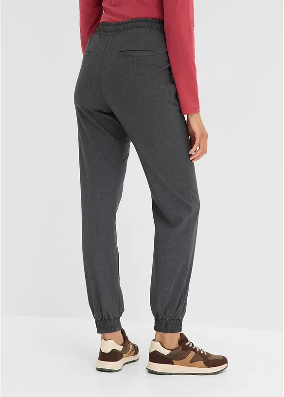 Joggpants i materialmix, bonprix