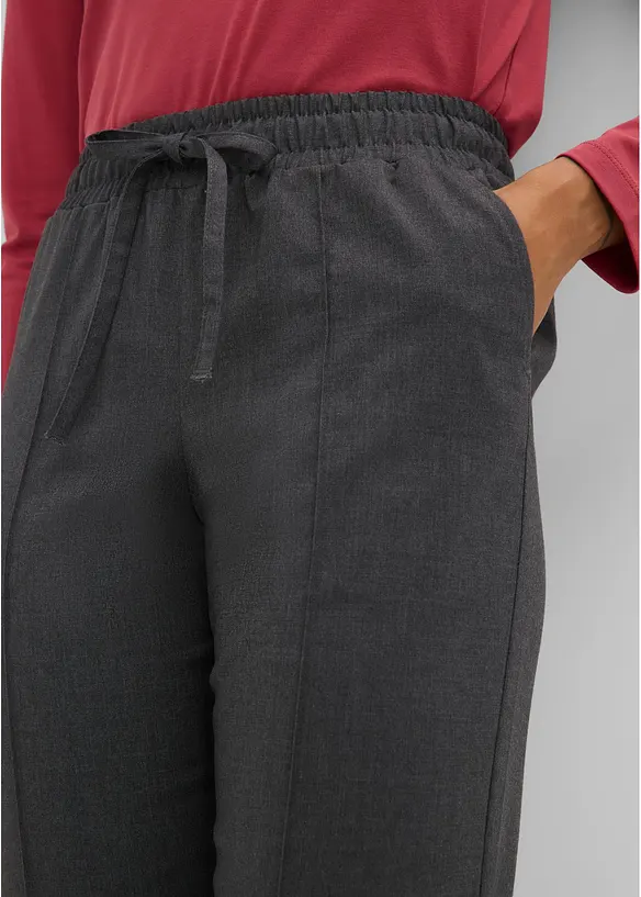 Joggpants i materialmix, bonprix