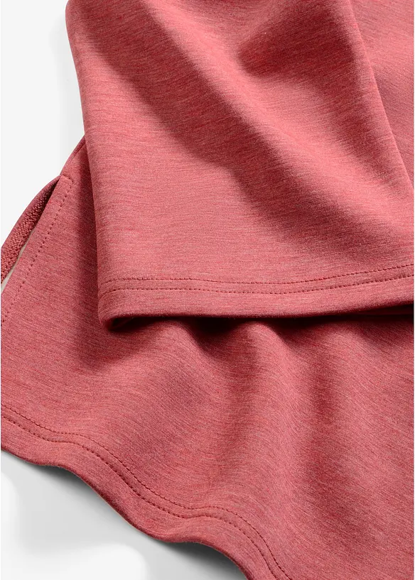 Sweatshirt i stabil trik&aring;, bonprix
