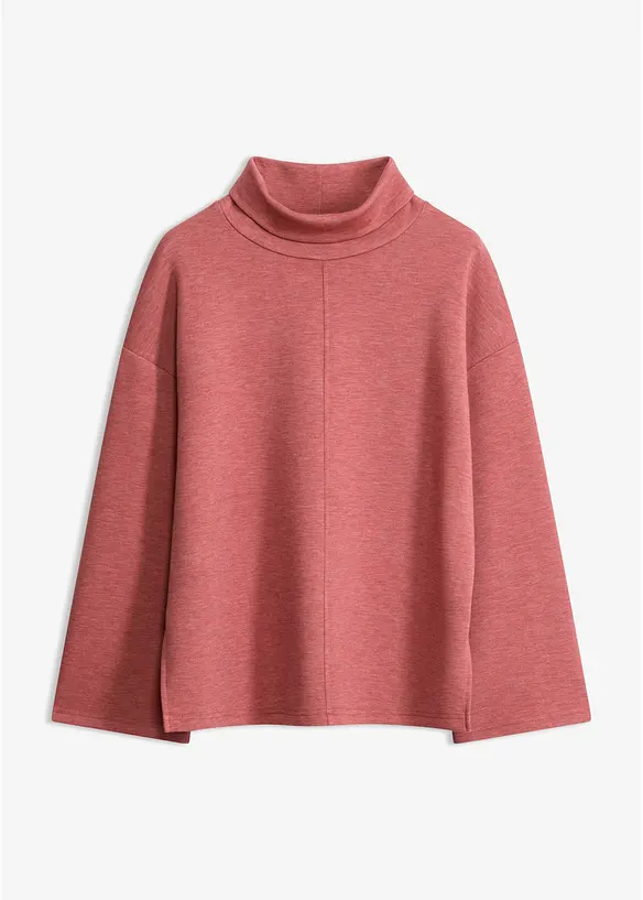 Sweatshirt i stabil trik&aring;, bonprix