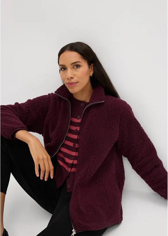 Jacka i teddyfleece, bonprix