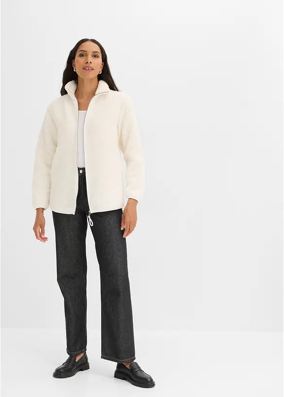 Jacka i teddyfleece, bonprix