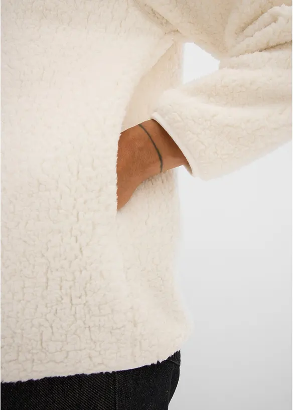 Jacka i teddyfleece, bonprix