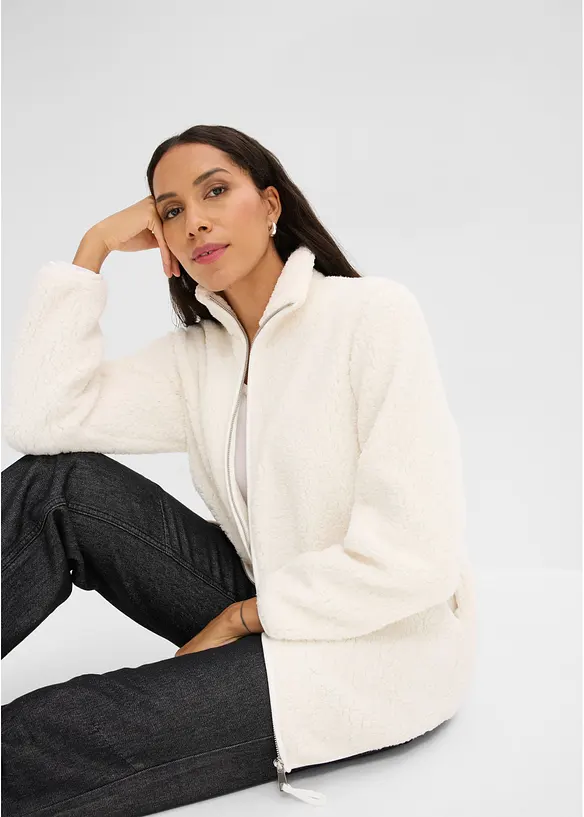 Jacka i teddyfleece, bonprix