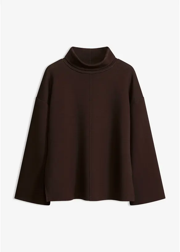 Sweatshirt i stabil trik&aring;, bonprix