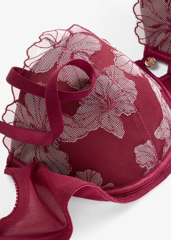 Balconette-BH med elegant broderi, bonprix