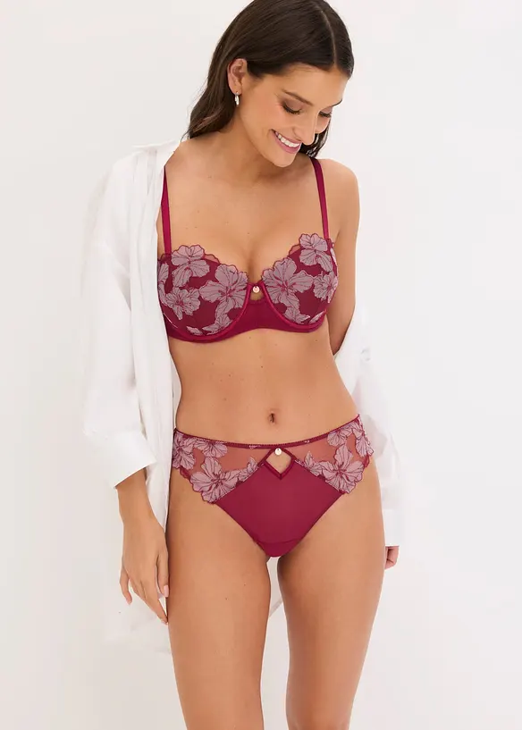 Balconette-BH med elegant broderi, bonprix
