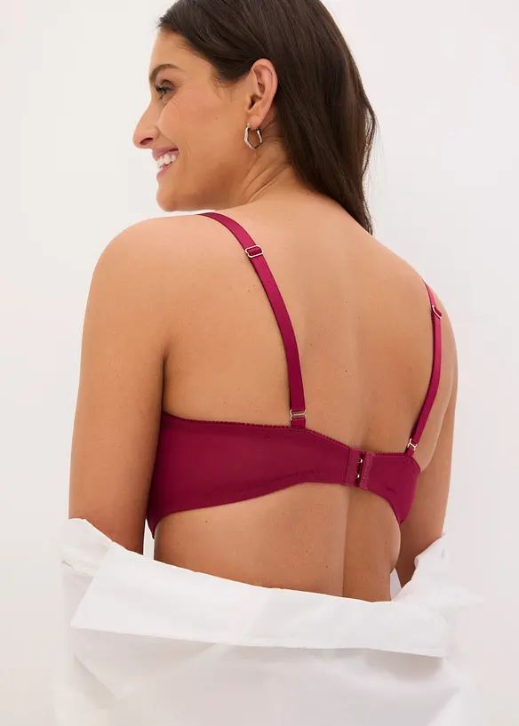 Balconette-BH med elegant broderi, bonprix