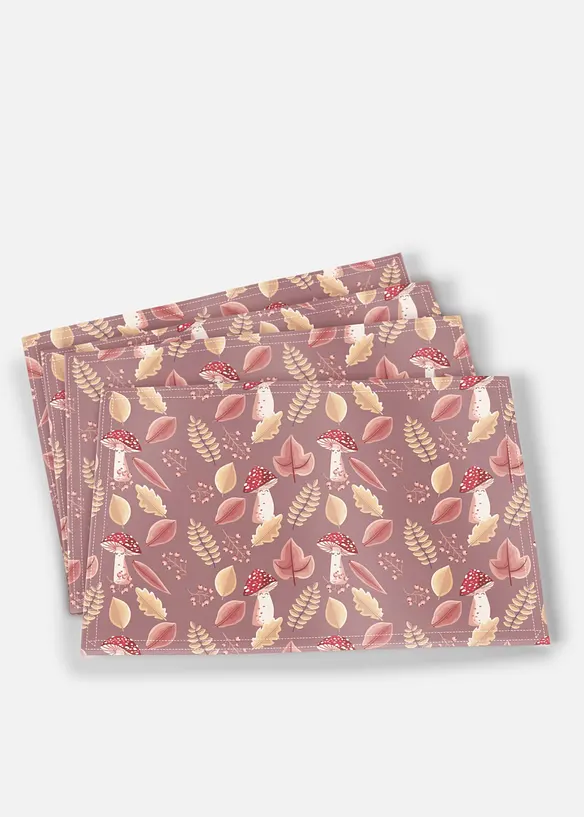 Bordstablett med h&ouml;stmotiv (4-pack), bonprix