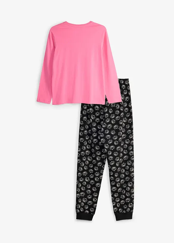 Pyjamas i ekologisk bomull (2 delar), bonprix