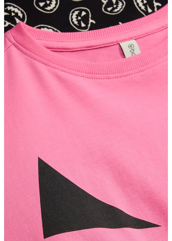Pyjamas i ekologisk bomull (2 delar), bonprix