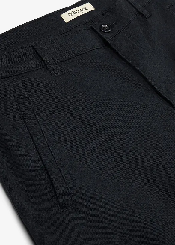 Cargobyxa med stretch i Regular Fit, tapered, bonprix