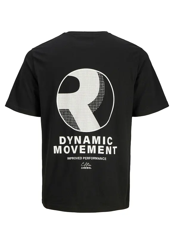 T-shirt i bomull fr&aring;n JJ REBEL, JJ REBEL
