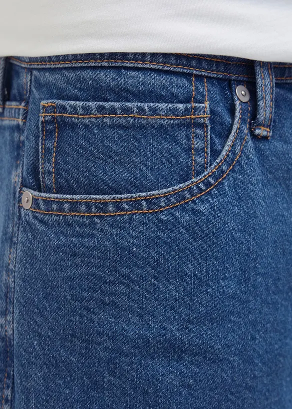 Jeansshorts fr&aring;n JJ REBEL Mid Waist, JJ REBEL