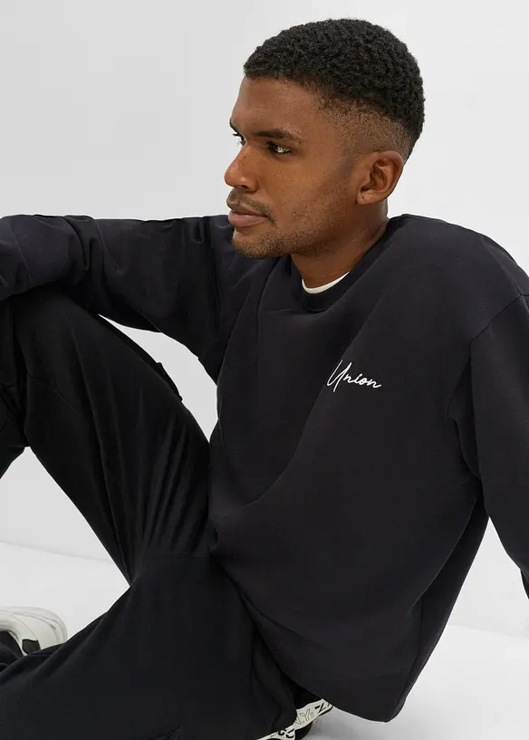 Sweatshirt av ekologisk bomull, Loose Fit, bonprix