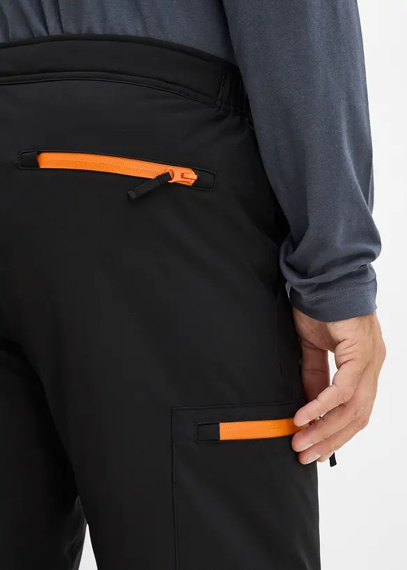 Vattent&auml;t funktionsbyxa med v&auml;rmande foder och cargofickor, Relaxed Fit, bonprix