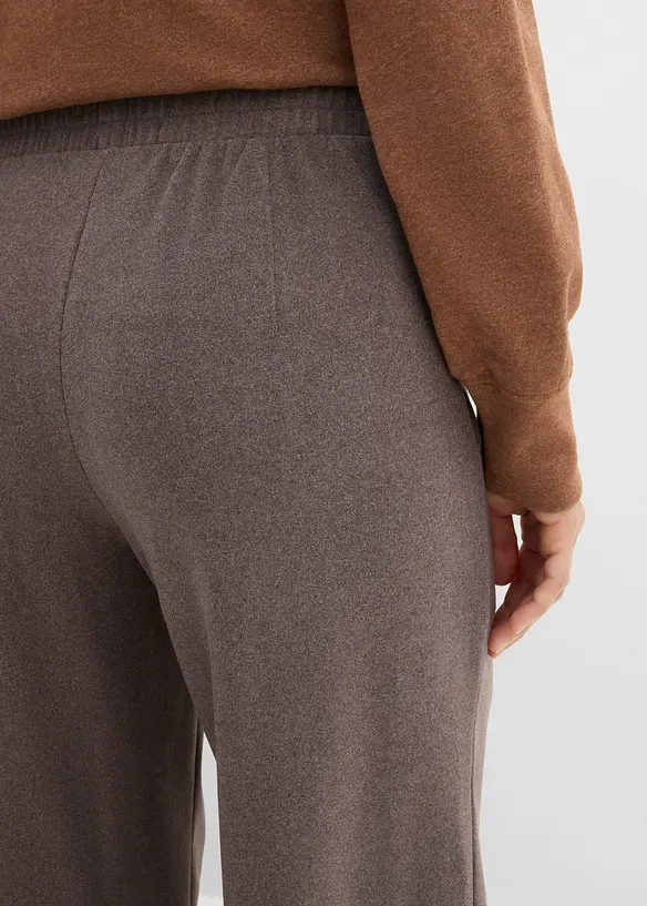 Jerseybyxa med yllelook, bonprix