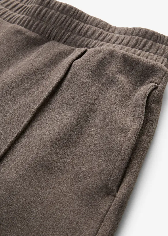Jerseybyxa med yllelook, bonprix