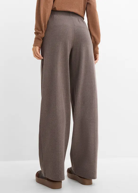 Jerseybyxa med yllelook, bonprix