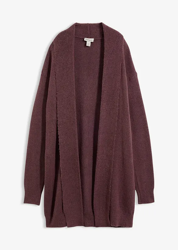 L&aring;ng cardigan med sjalkrage, bonprix