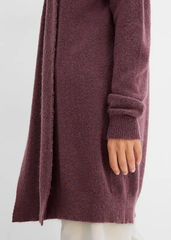 L&aring;ng cardigan med sjalkrage, bonprix